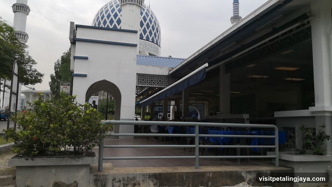 Mosque with Outdoor Seating Area