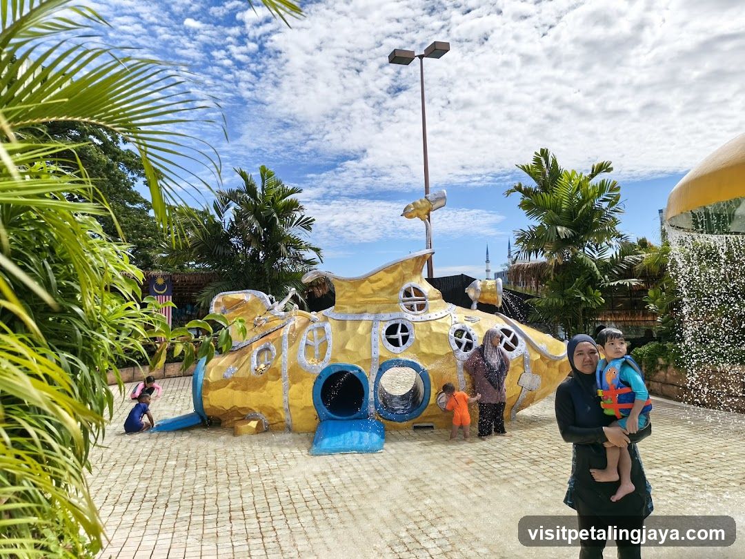 Yellow Submarine Water Play Area