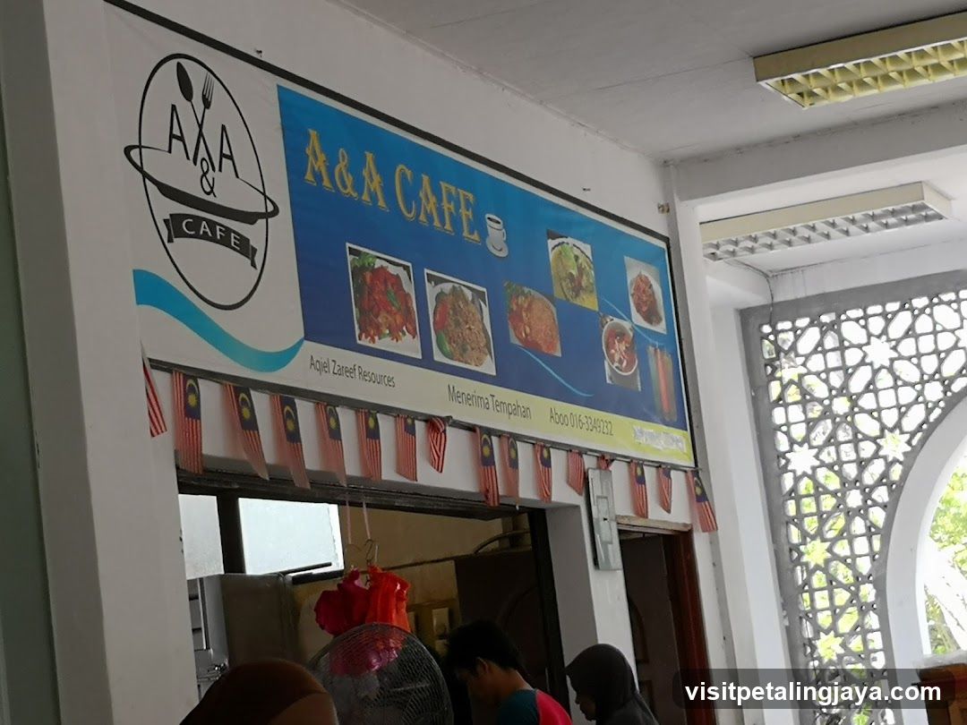 A&A Cafe Sign