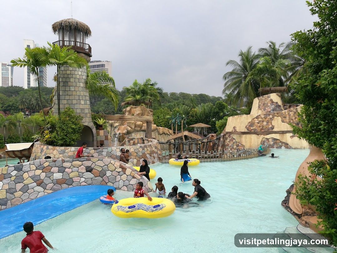 Water Park with Lighthouse Structure