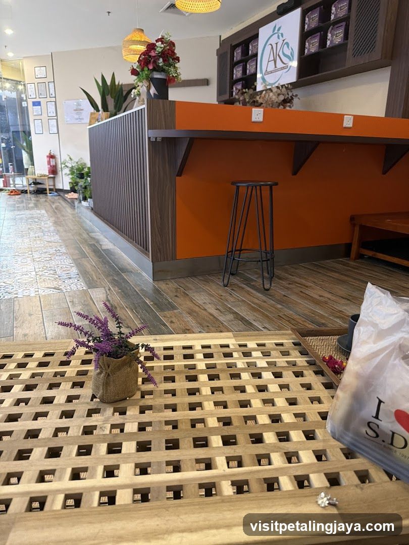 Interior of a reception area