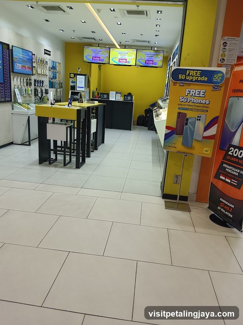 Mobile Phone Store Interior