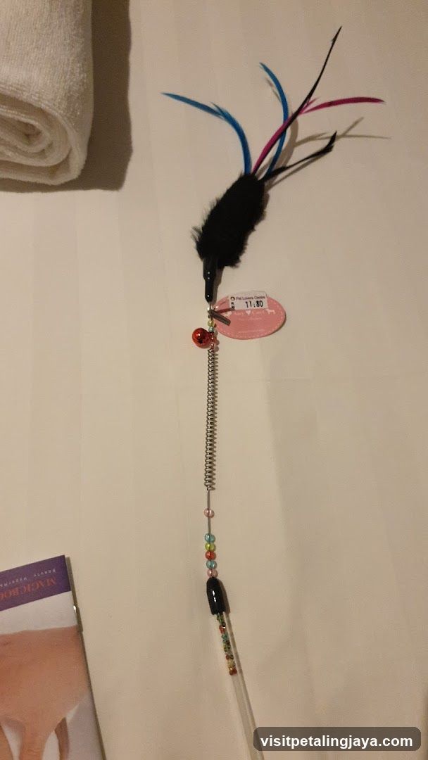 Cat Toy with Price Tag