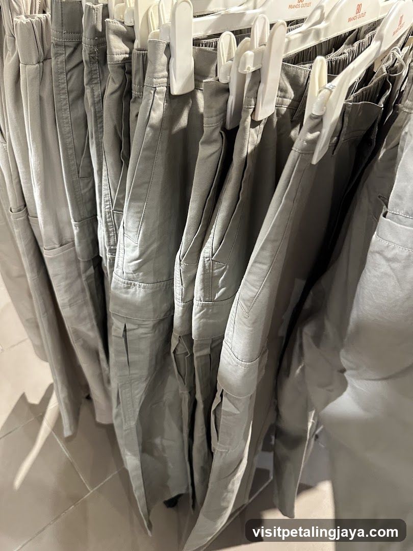 Pants on display