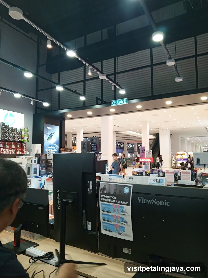 Electronics Store Interior