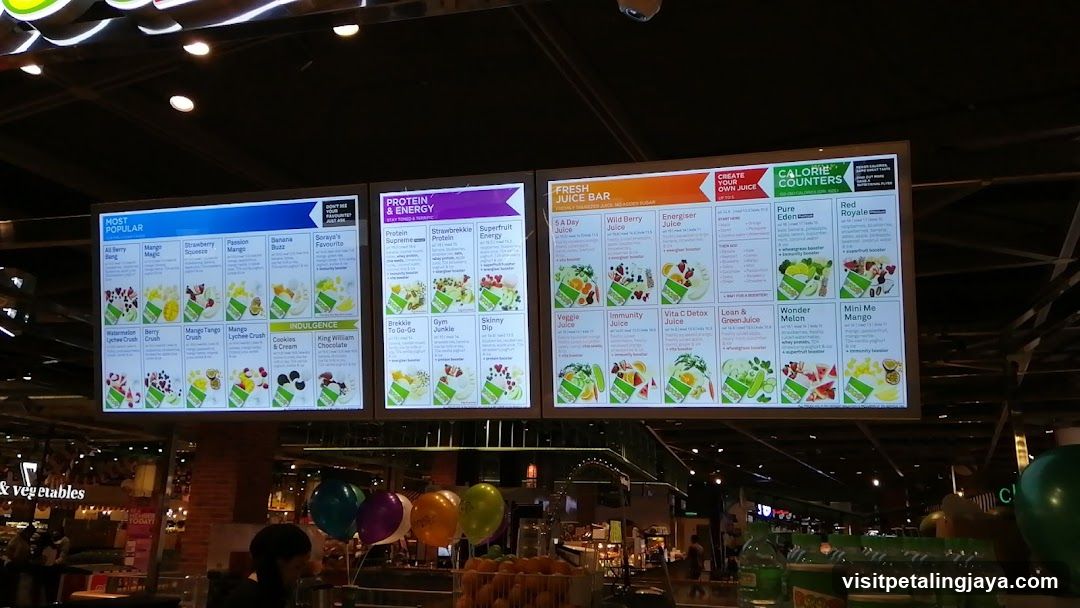 Juice Bar Menu