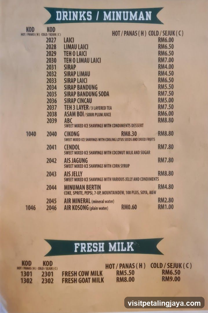 DRINKS / MINUMAN
