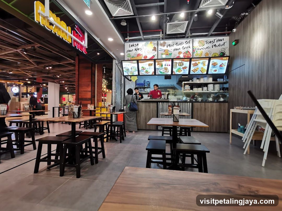 Restaurant Interior with Menu Boards