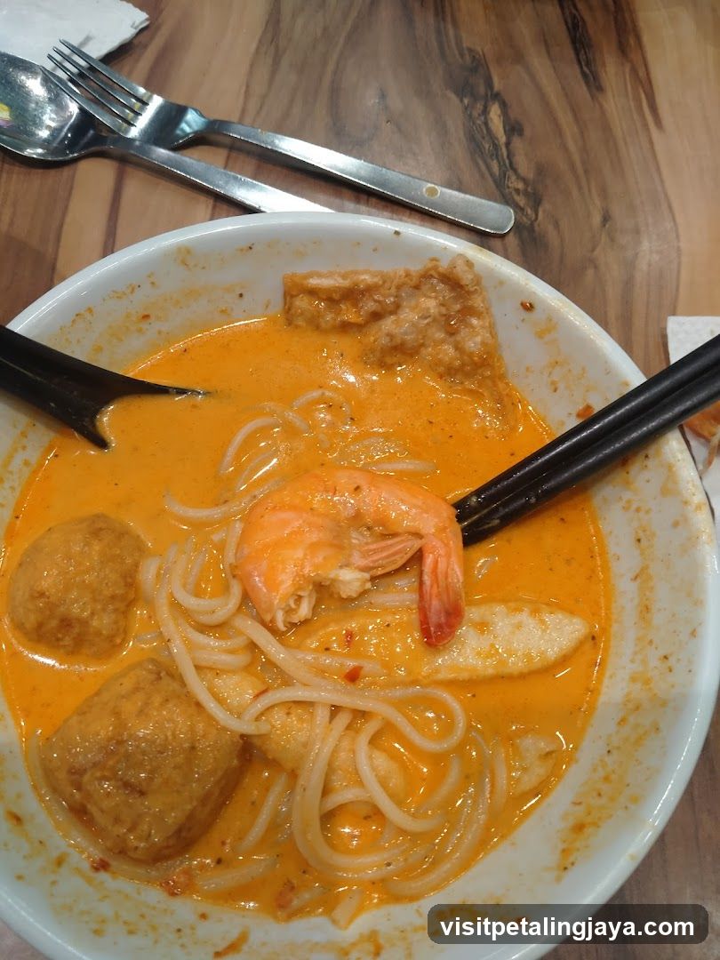 Laksa with Shrimp