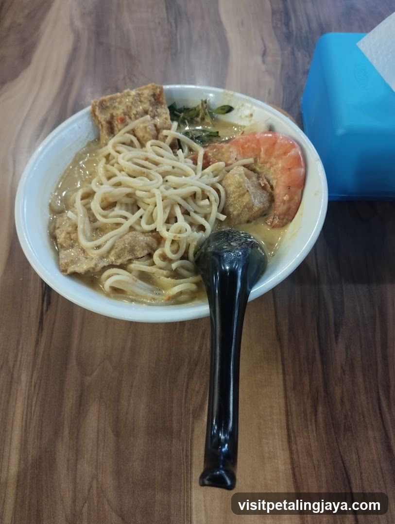Noodle Soup with Shrimp