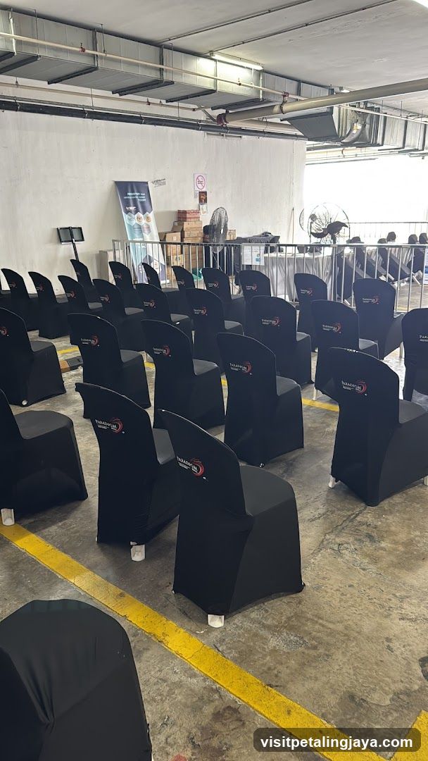 Chairs set up for an event