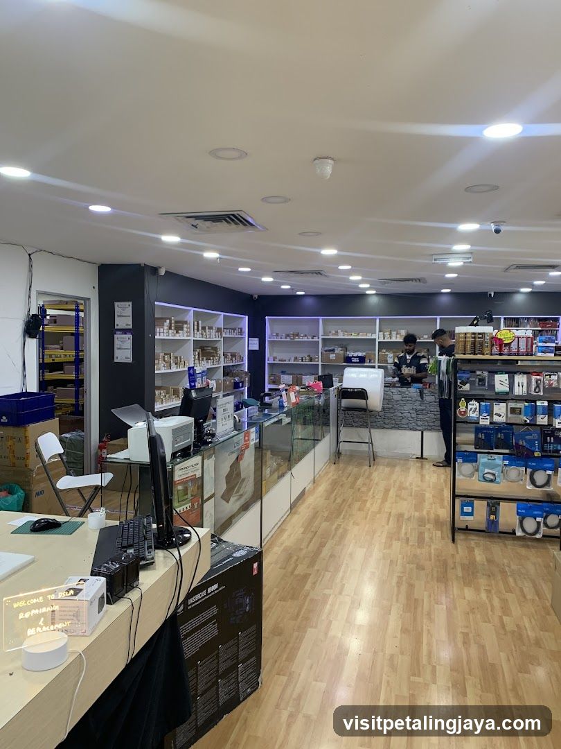 Electronics Store Interior
