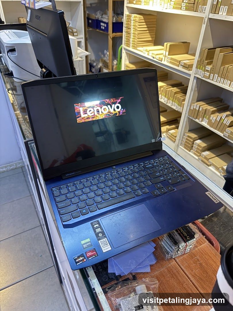 Lenovo Laptop on Display