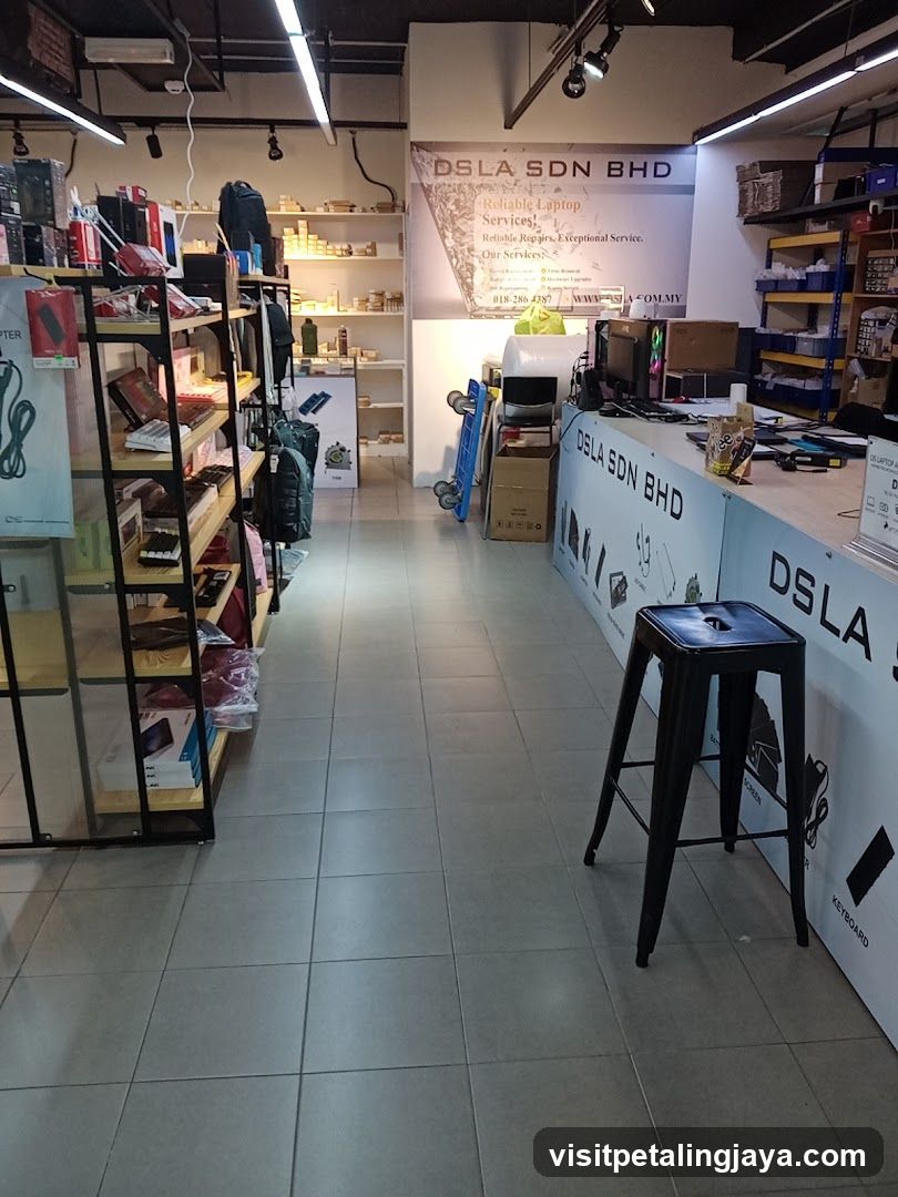 Computer Store Interior