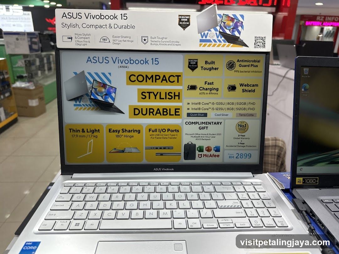 ASUS Vivobook 15 Laptop Display