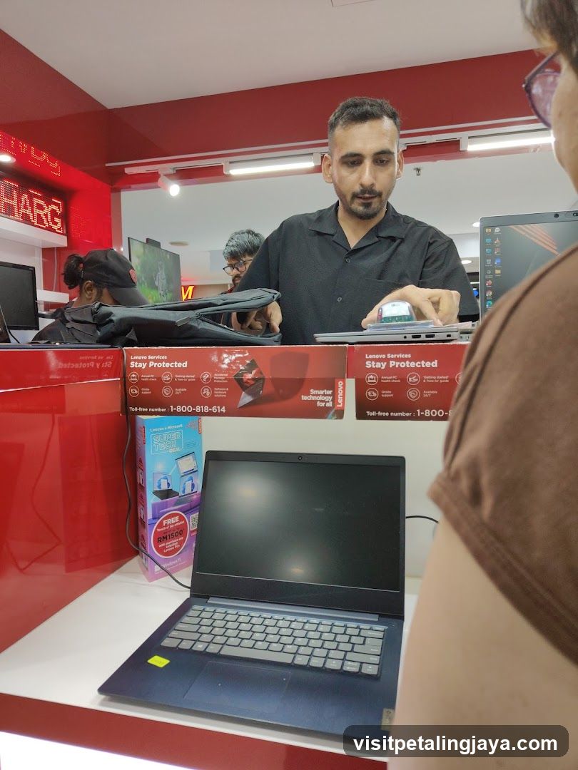 Electronics Store Display