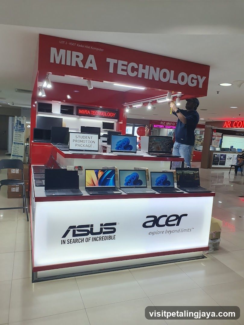 Mira Technology Store Display