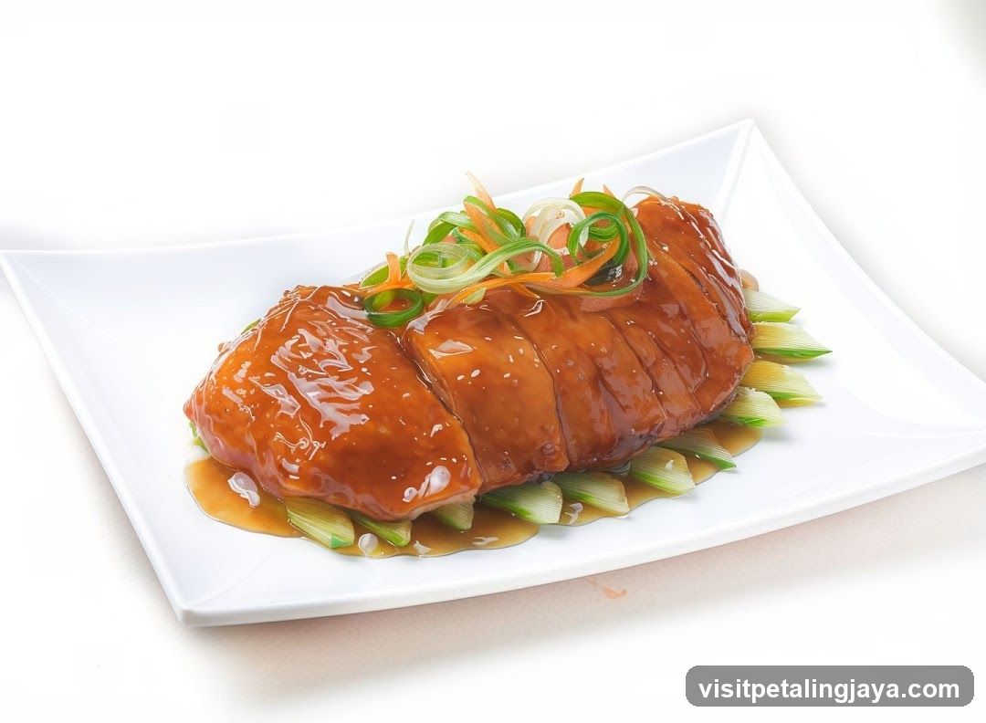 Glazed Sliced Meat with Vegetables