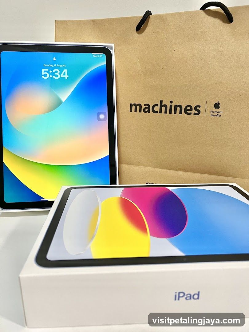 Apple iPads and Shopping Bag