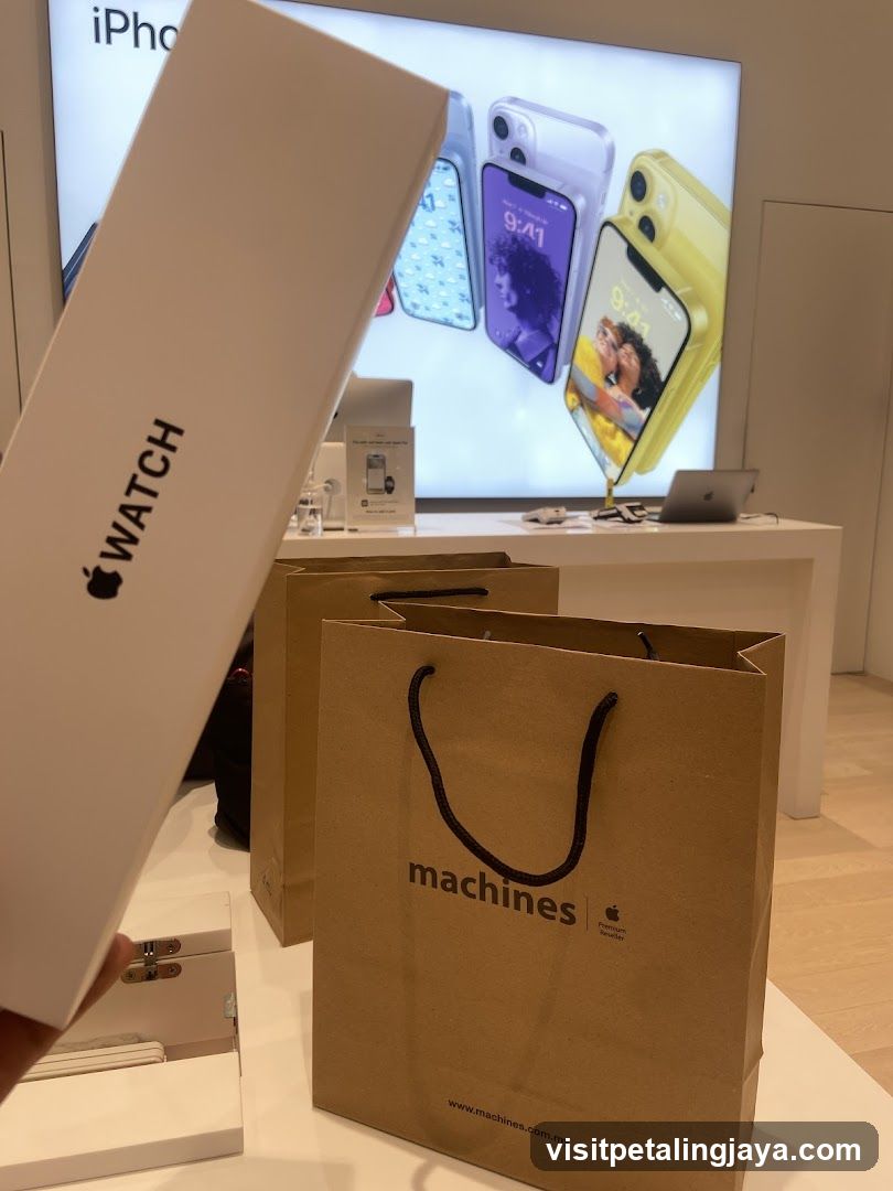 Apple Watch Box and Shopping Bags