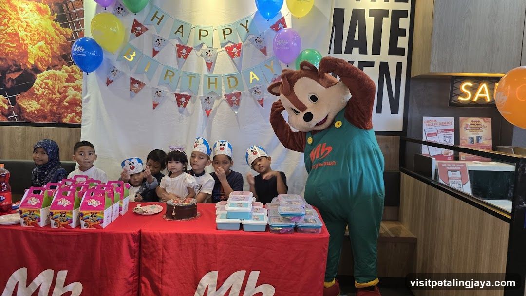 Birthday Party with Mascot