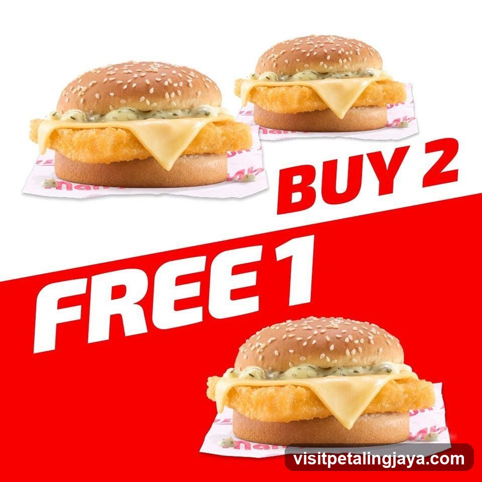 Buy 2 Get 1 Free Burger Promotion