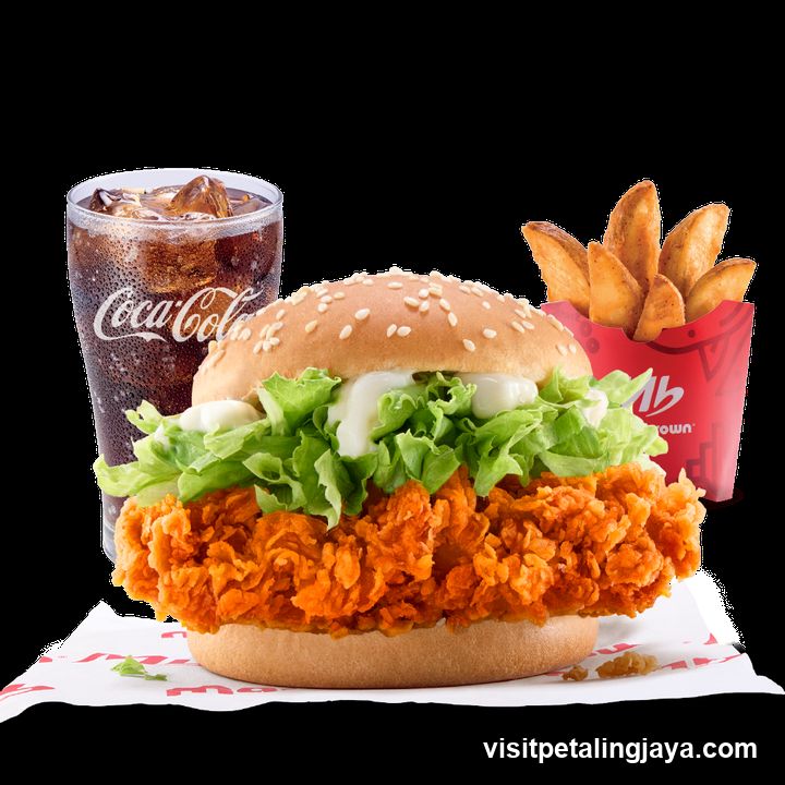 Crispy Chicken Burger Meal