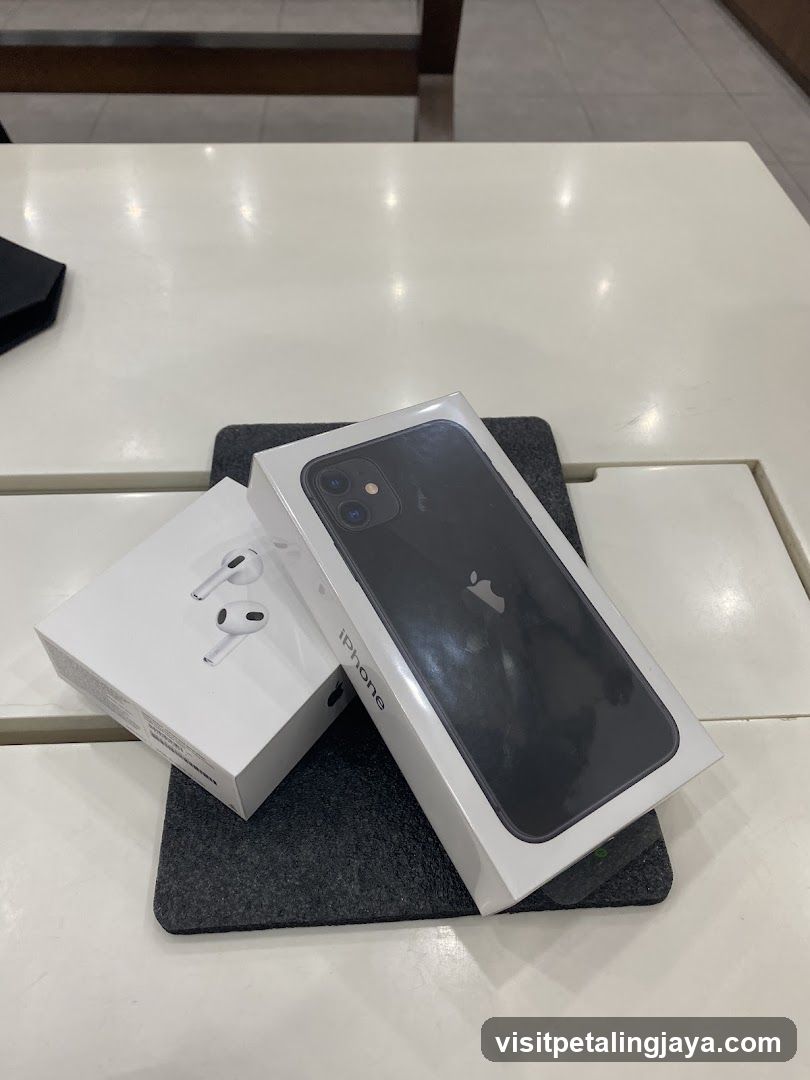 iPhone and AirPods