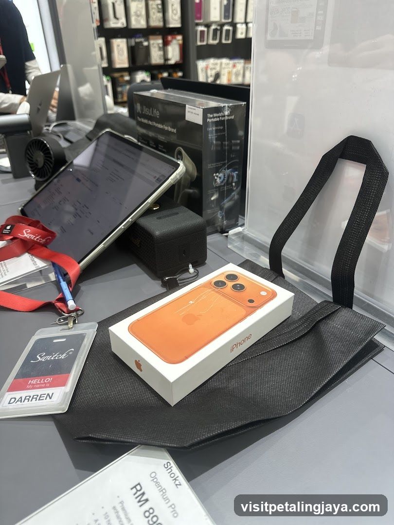iPhone and Accessories Display
