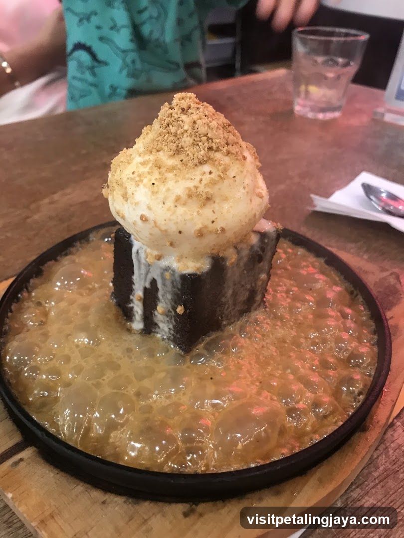 Sizzling Brownie Dessert