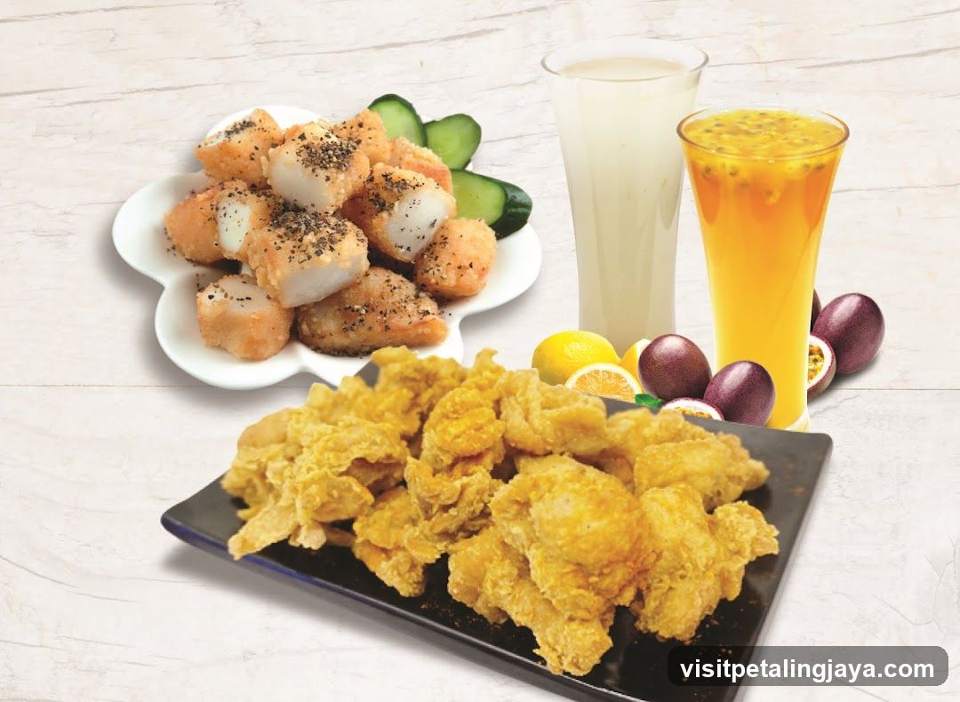 Fried Chicken and Drinks