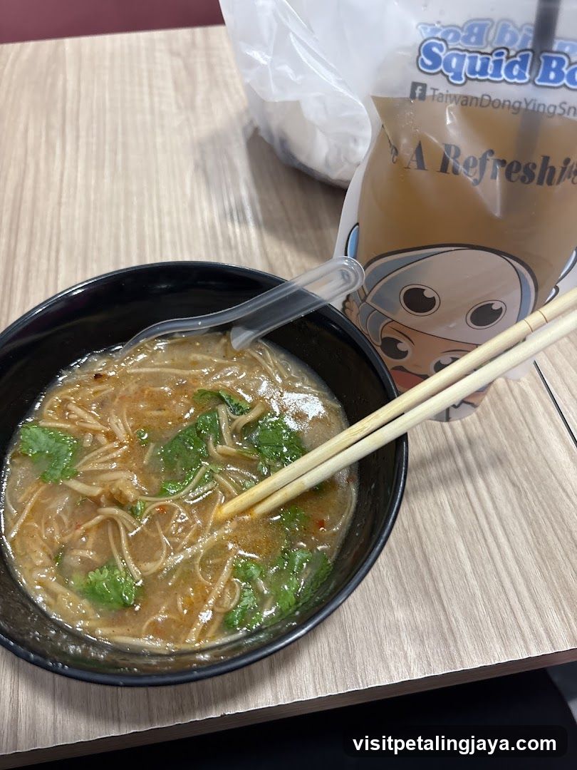 Noodle Soup and Drink