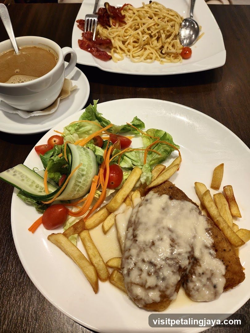 Meal with Coffee