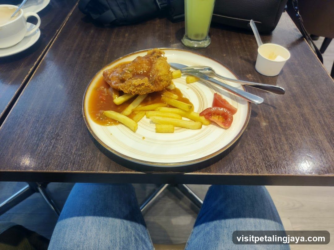 Fried Chicken and Fries