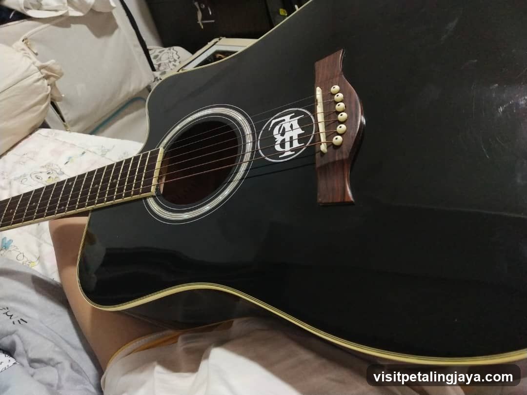 Black Acoustic Guitar