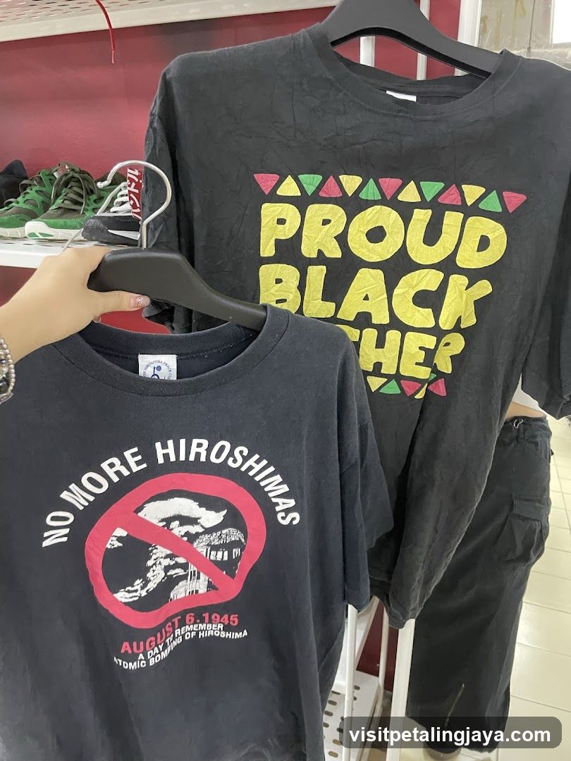 T-shirts with slogans