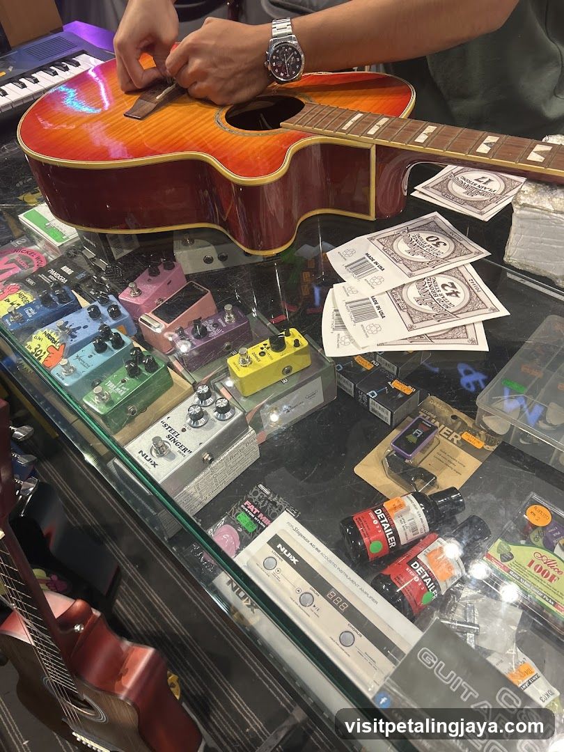 Guitar Accessories Display