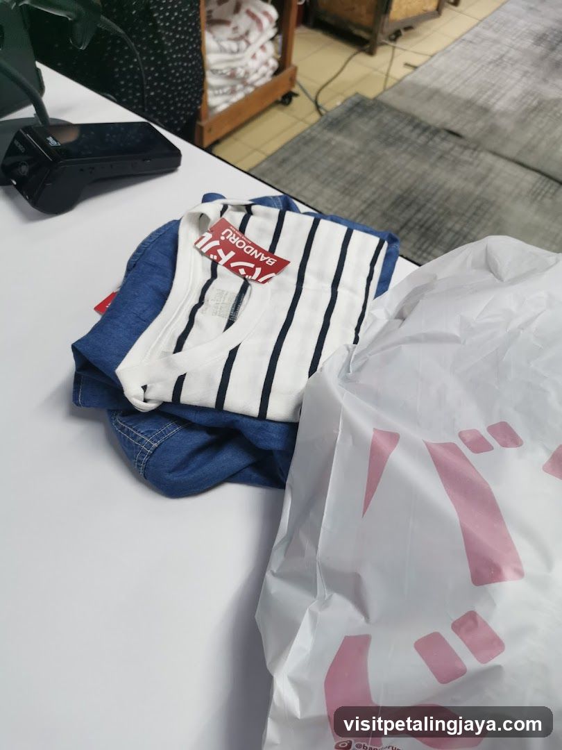 Clothing and Shopping Bag