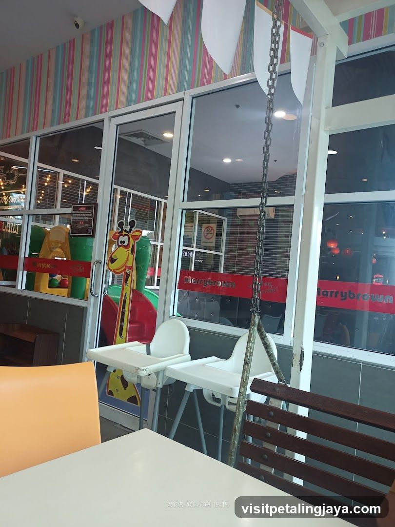Restaurant Interior with High Chairs