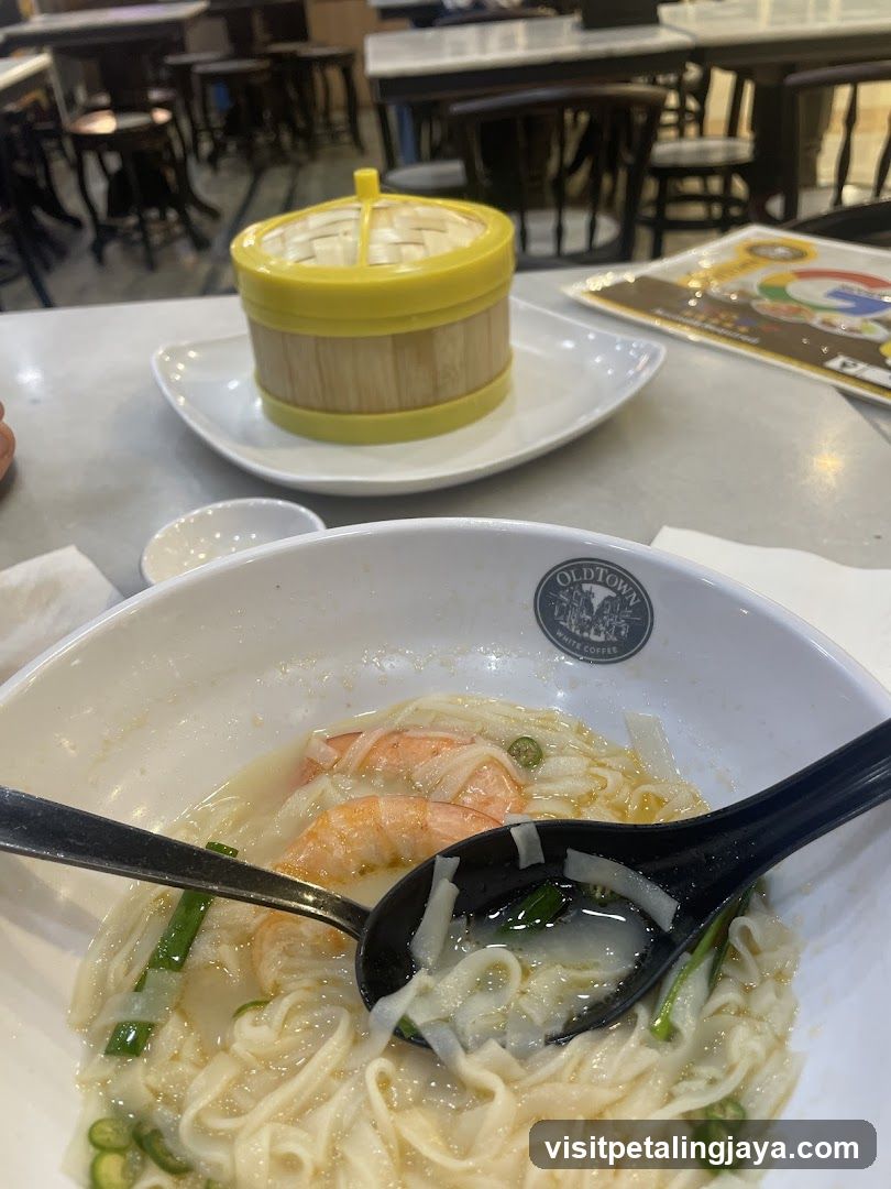Noodle Soup with Shrimp