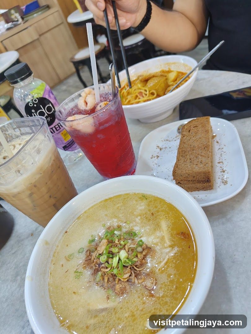 Table with Food and Drinks