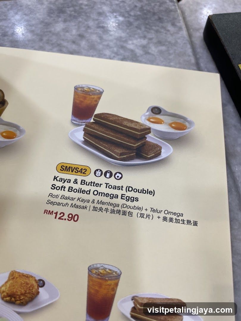 Kaya & Butter Toast (Double) Soft Boiled Omega Eggs