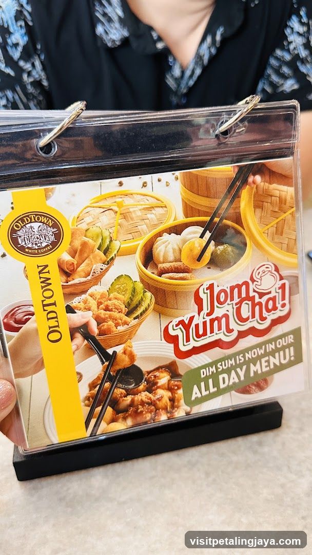 OldTown White Coffee Dim Sum Menu
