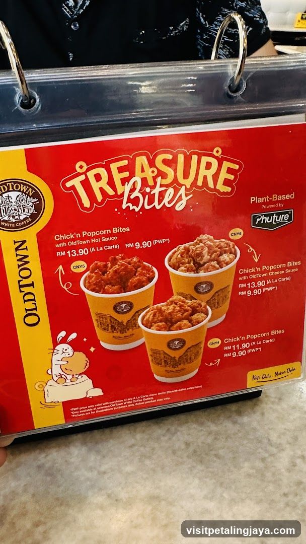 Treasure Bites Menu