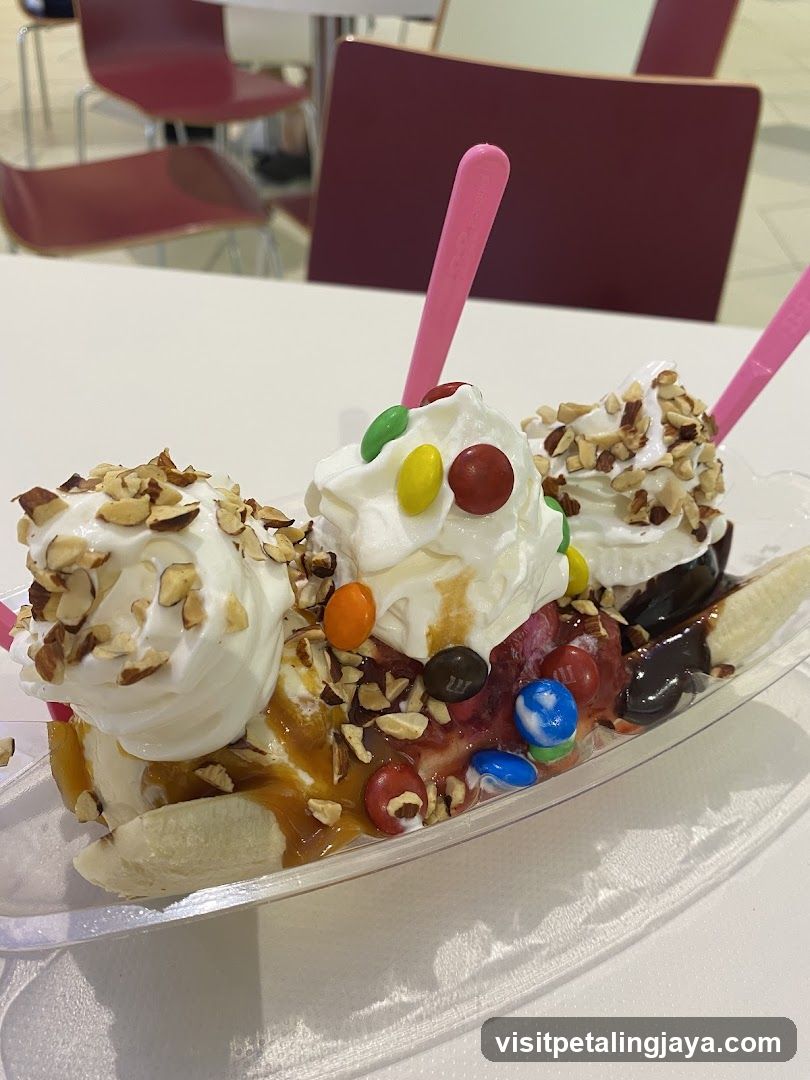 Banana Split Sundae