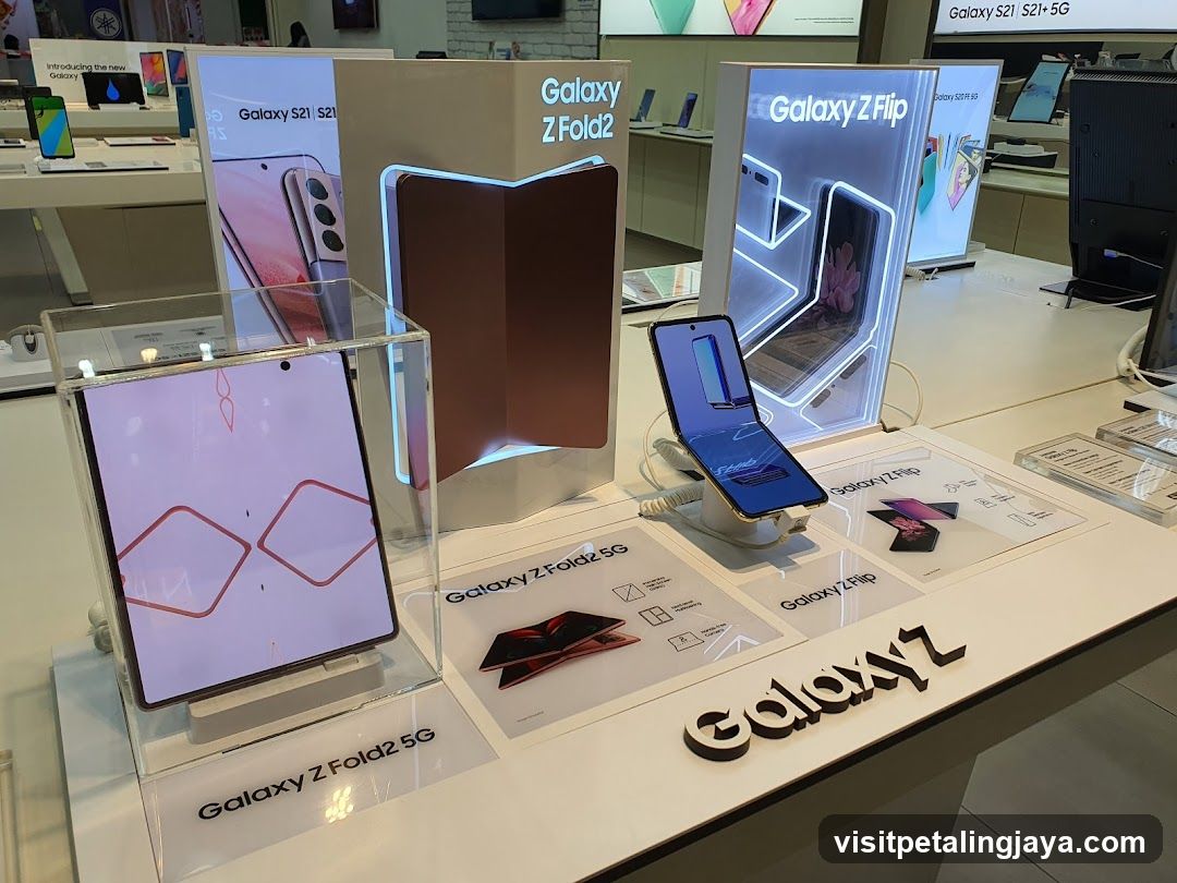 Samsung Galaxy Product Display