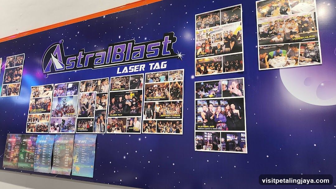 AstralBlast Laser Tag Wall Display