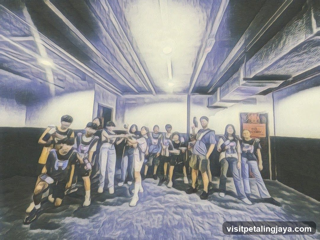 Group Posing in a Room