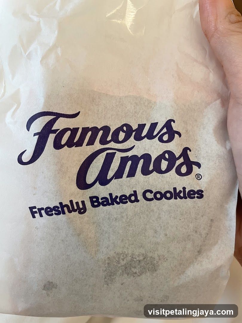 Famous Amos Cookies Bag