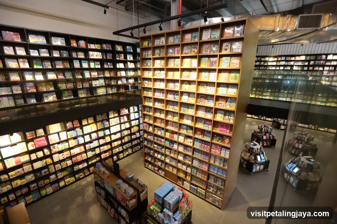 Interior of a bookstore